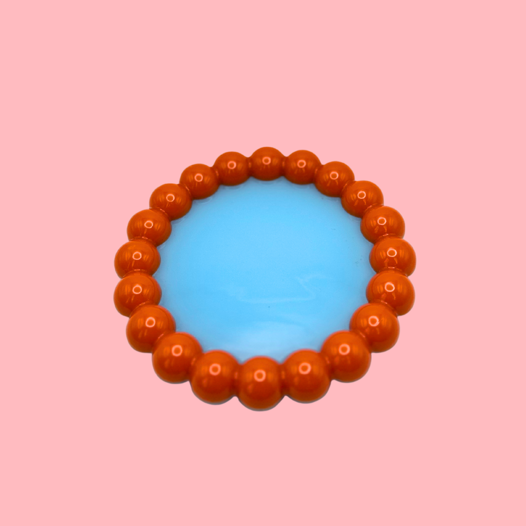 bubble plate 'poolside aperol'