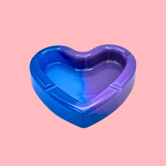 ashtray 'purple hearts'